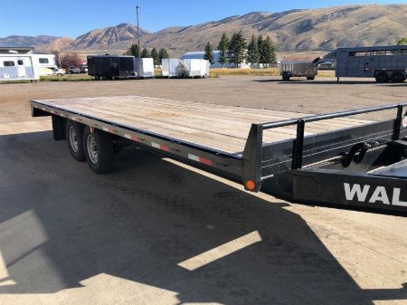 Used 2020 Walton Trailer 24' Flatbed Equipment Trailer