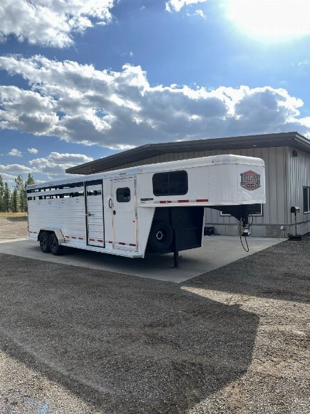 New 2024 Logan Coach Stockman Combo Trailer