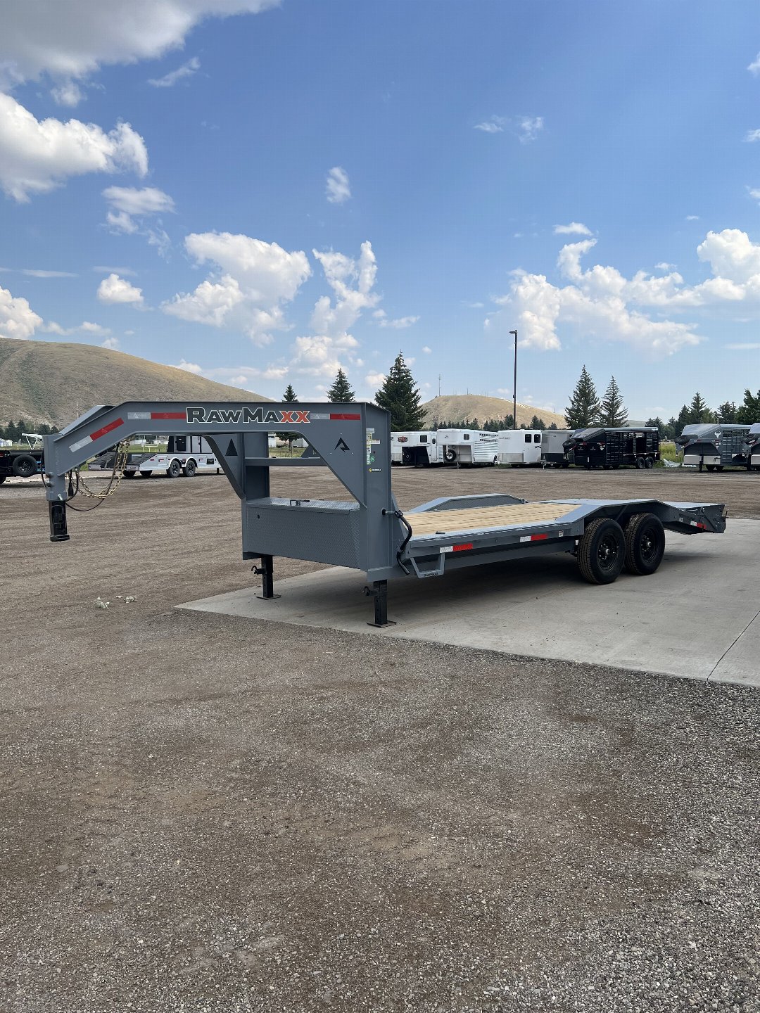 New 2024 RawMaxx LDX20 Flatbed Trailer