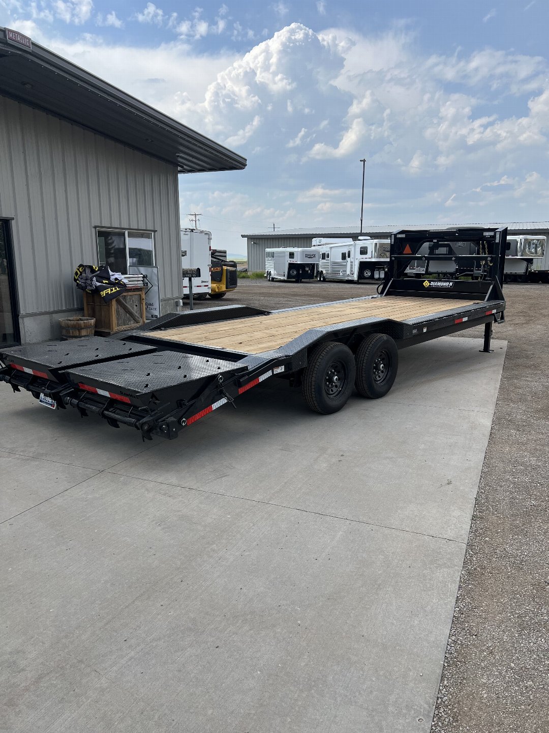 New 2024 RawMaxx LDX24 Flatbed Trailer