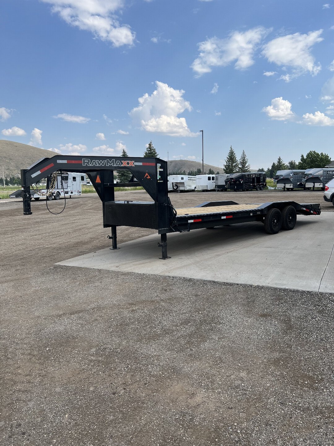 New 2024 RawMaxx LDX24 Flatbed Trailer