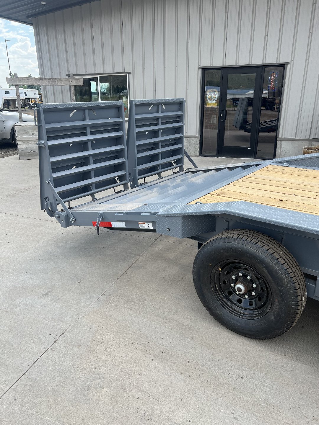 New 2024 RawMaxx LDX20 Flatbed Trailer