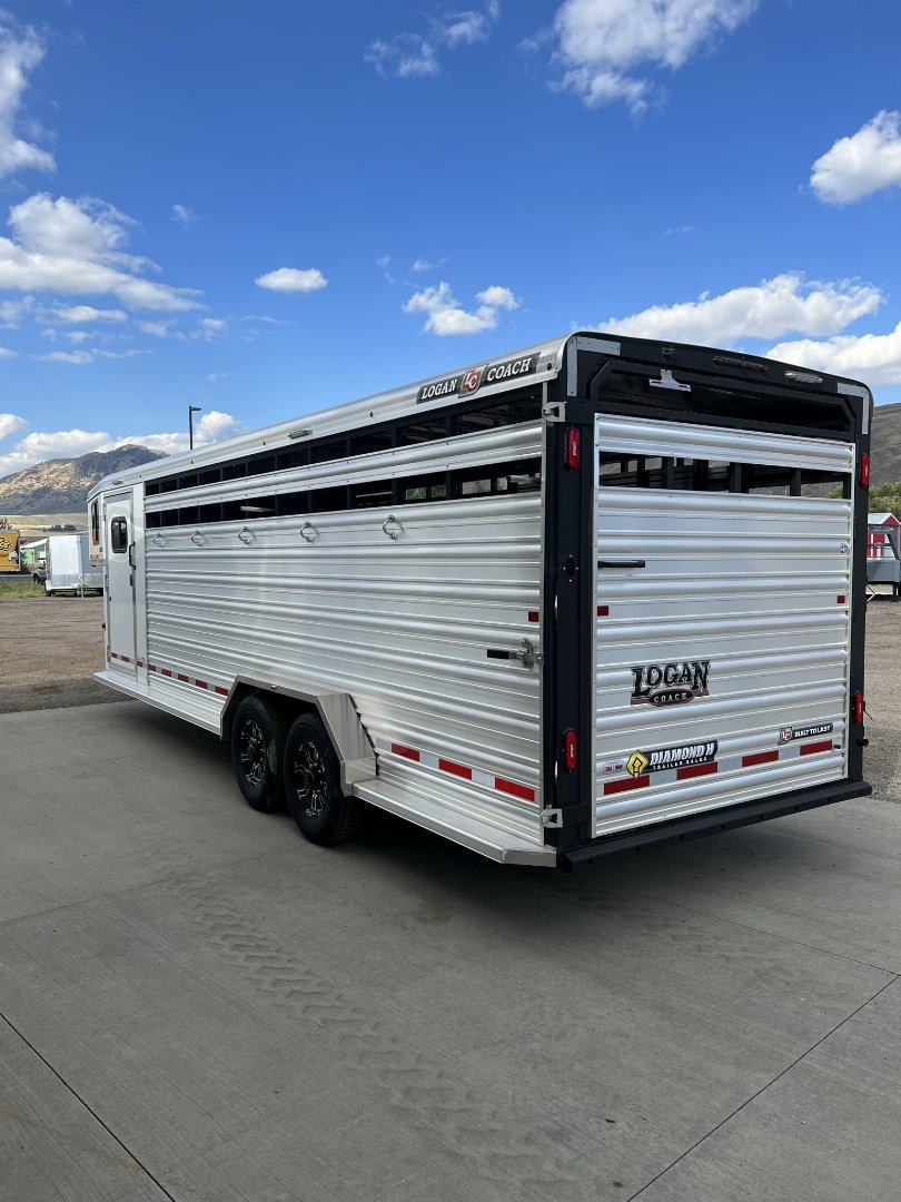 New 2024 Logan Coach Stockman Combo Trailer