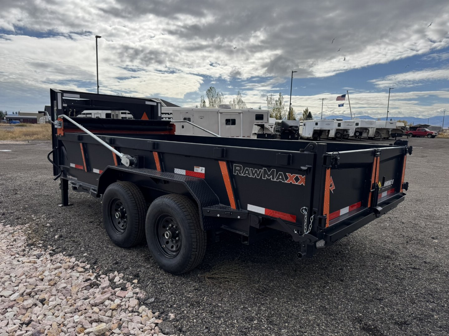 New 2025 RawMaxx LPX GN Dump Trailer